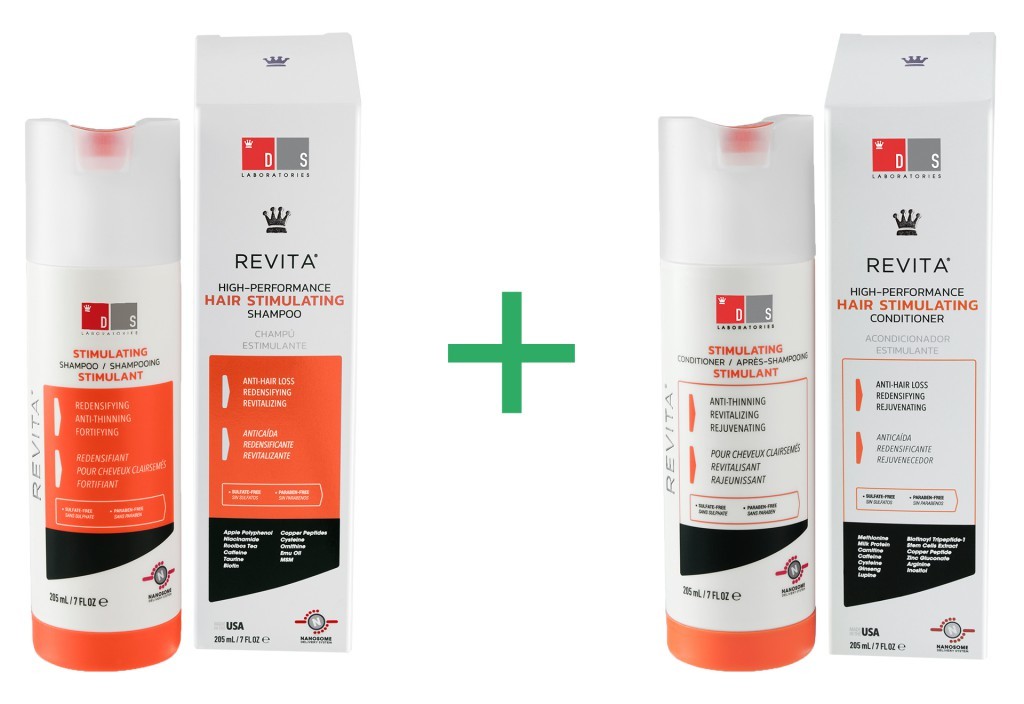 operatie Investeren ga zo door Revita shampoo + conditioner combinatiepakket - Haargroeispecialist.nl