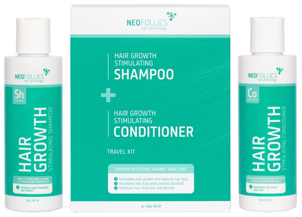 Psychiatrie buste Bezienswaardigheden bekijken Neofollics shampoo + conditioner travel kit - Haargroeispecialist.nl