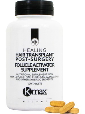 Kmax hair transplant follicle activator supplement - 