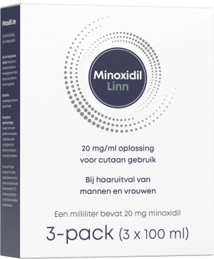 Linn Minoxidil 2% 3-Pack (3x100ml) - 