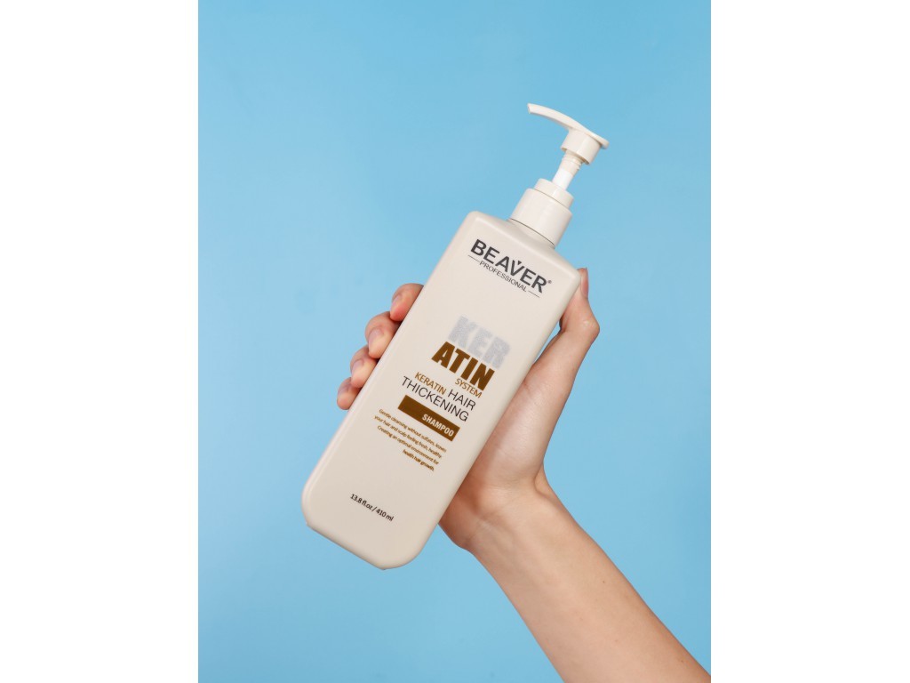 Verslaggever man kiezen Beaver keratine shampoo (410ml) - Haargroeispecialist.nl