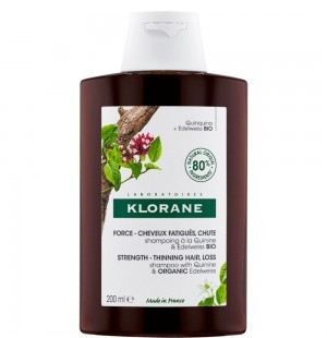 Klorane anti-haaruitval shampoo Kinine/Edelweiss (200 ml) - 