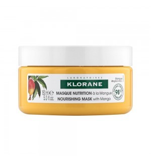 Klorane voedend masker voor droog haar Mango (150 ml) - 