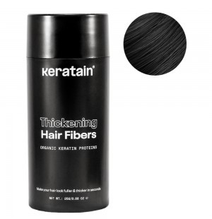 Keratain haarvezels  - Zwart (25 gr) - 