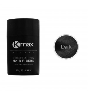Kmax keratine haarvezels - Zwart (15 gr) - 