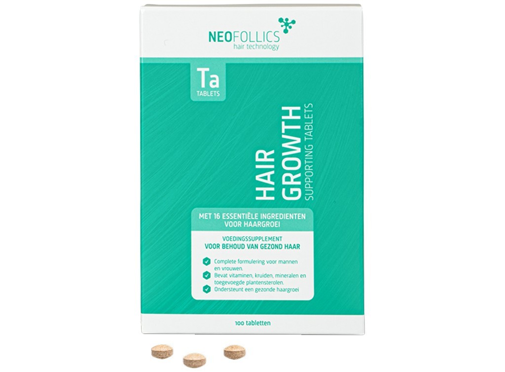 houding royalty vertegenwoordiger Neofollics Hair Growth Supporting Tablets - Haargroeispecialist.nl