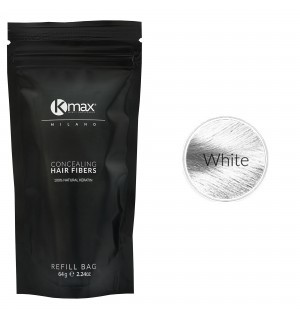 Kmax keratine haarvezels - Wit (64 gr) - 